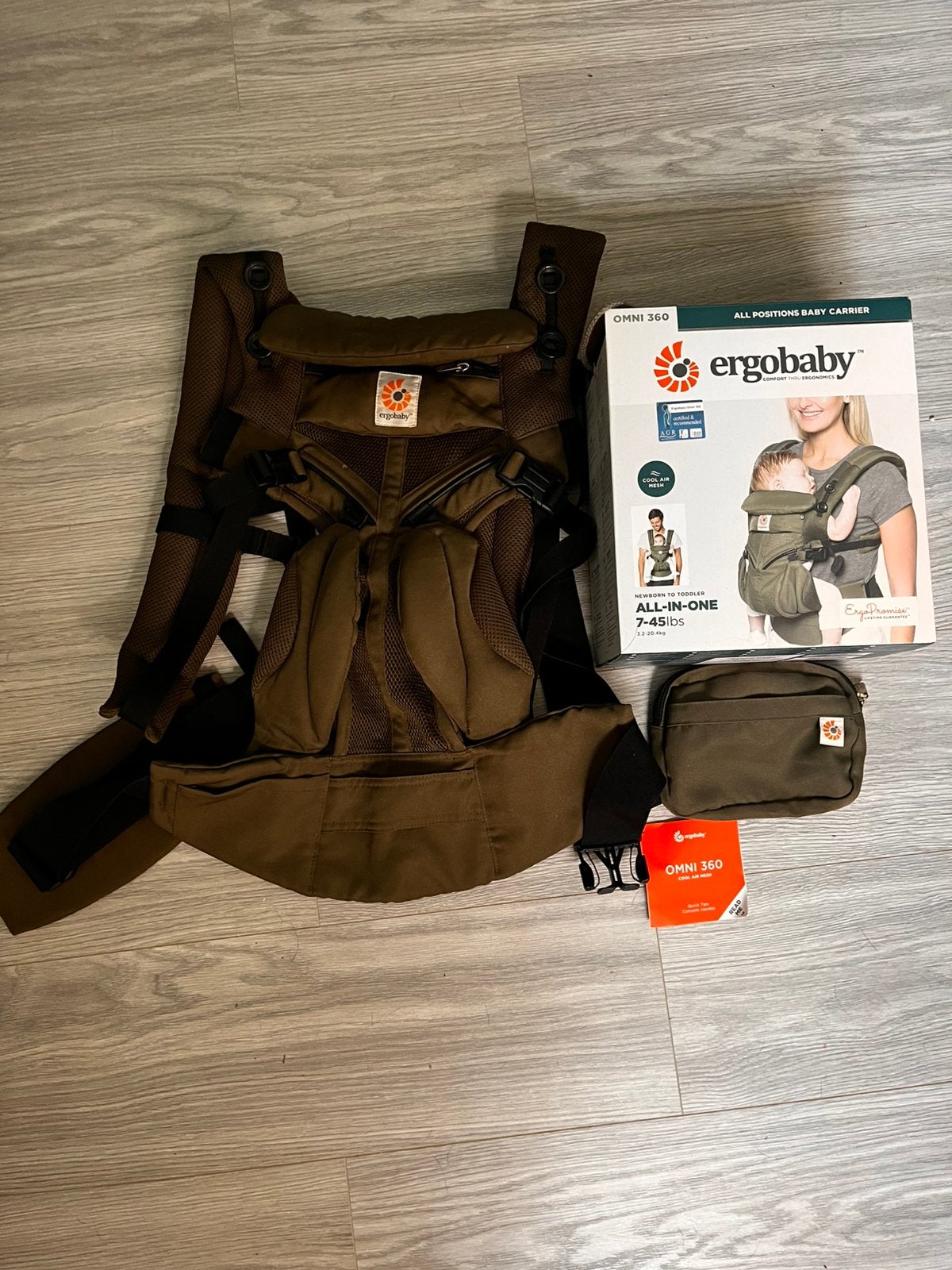 Draagzak Ergobaby Omni 360, Kinderen en Baby's, Babydragers en Draagdoeken, Nieuw, Buik, Rug of Zij, Draagzak, Ophalen