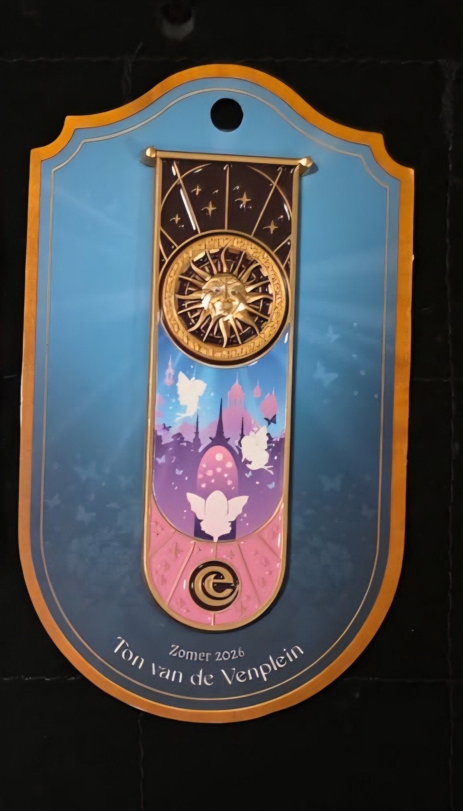 vaandel pin 3 efteling, Ophalen of Verzenden, Zo goed als nieuw, Button of Speldje