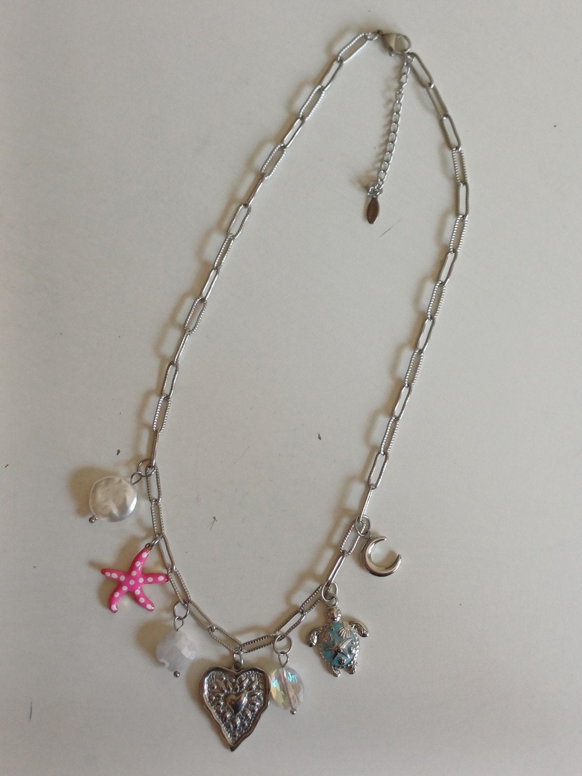 Stainless steel ketting, Ophalen of Verzenden, Zilver, Overige materialen