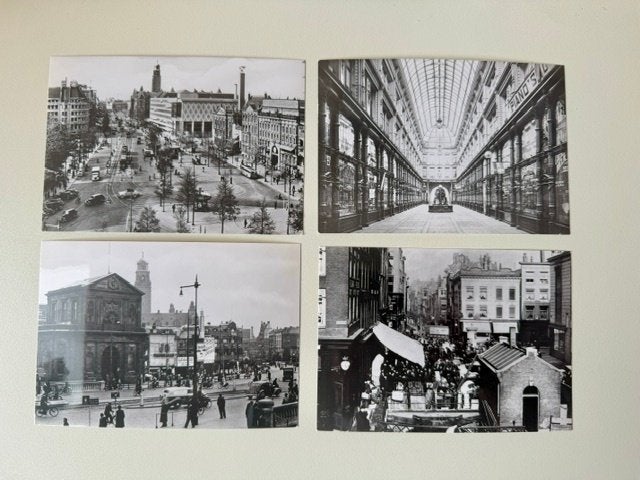 10 fotokaarten Rotterdam van voor 1941, Verzamelen, Verzenden, 1920 tot 1940, Gelopen, Zuid-Holland