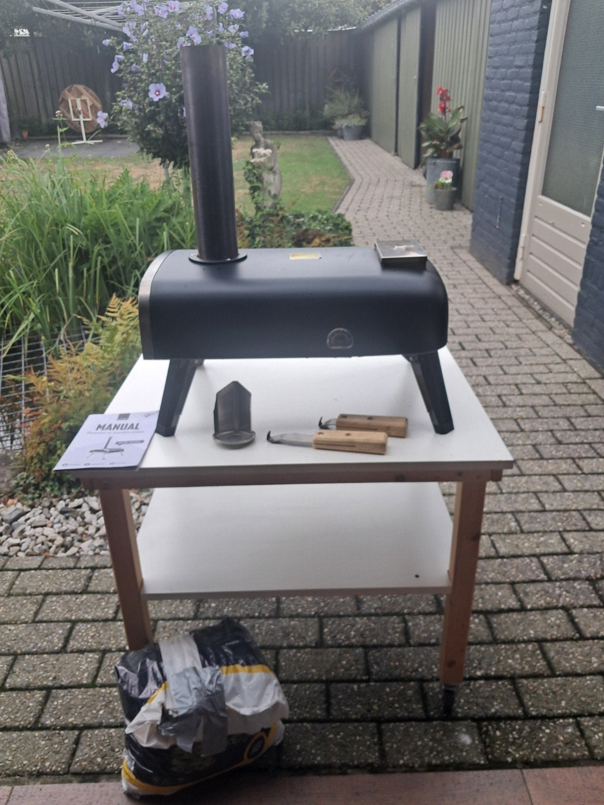 Pizzaoven, Ophalen