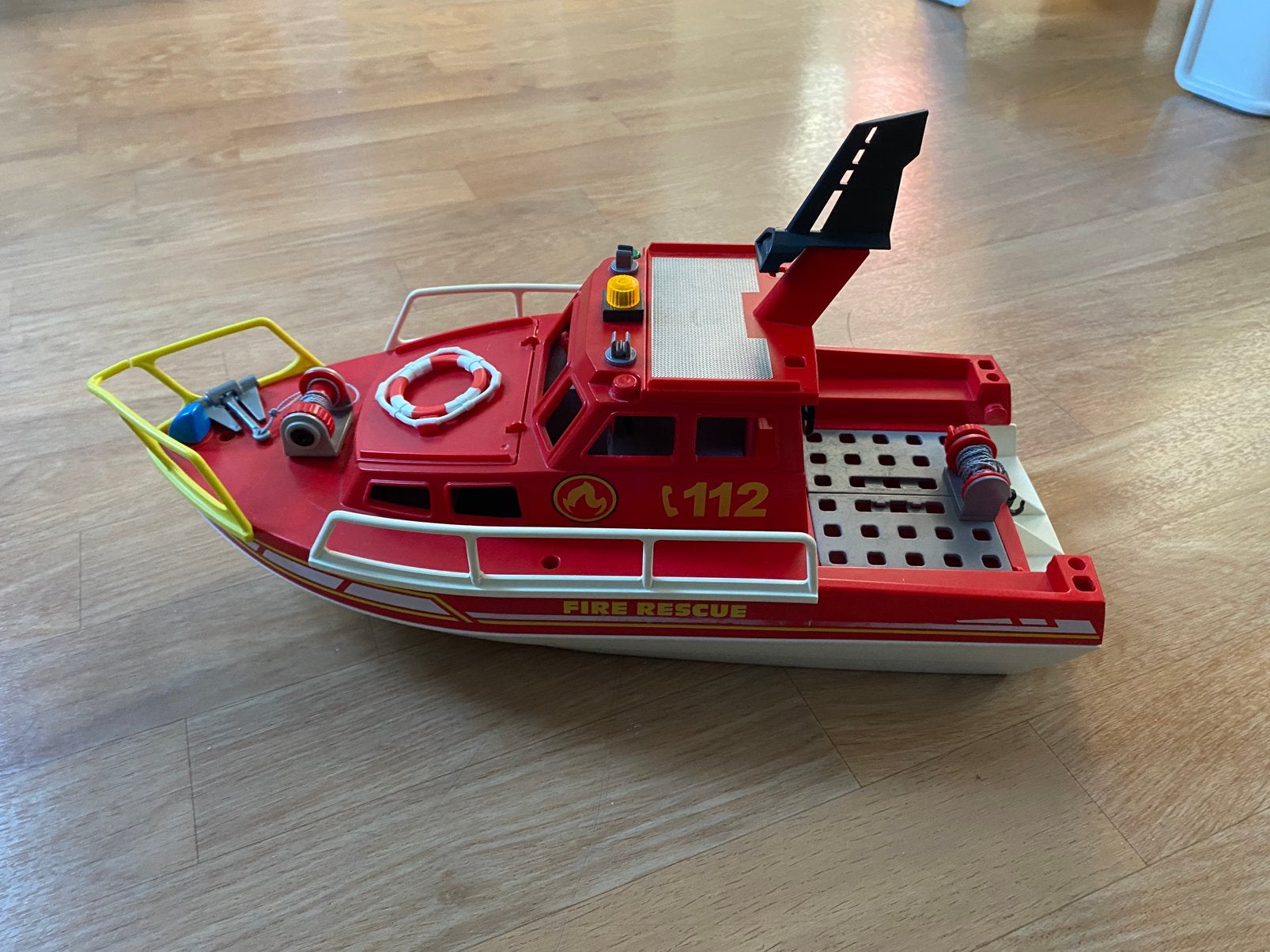Playmobil brandweerboot, Ophalen, Gebruikt
