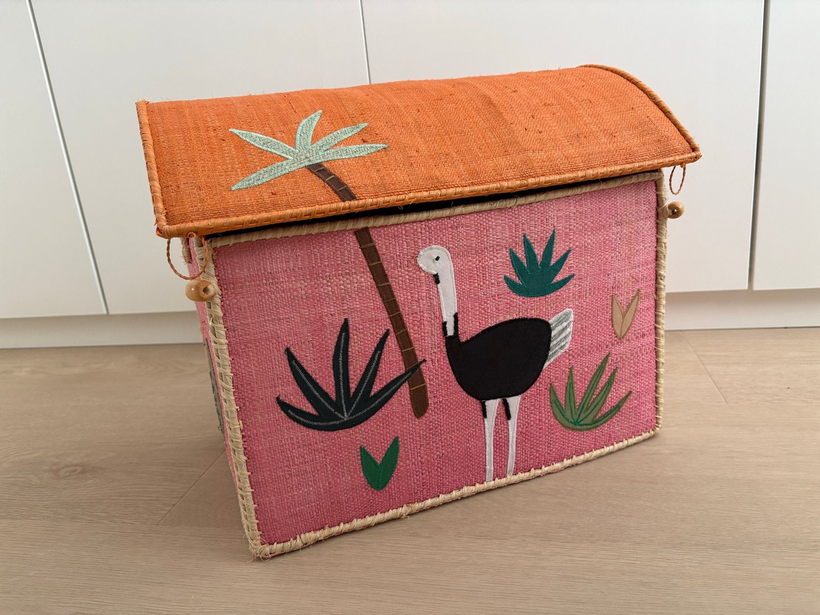 Leuke speelgoedmand/opbergmand met jungle thema, Ophalen, Nieuw, Jongen of Meisje