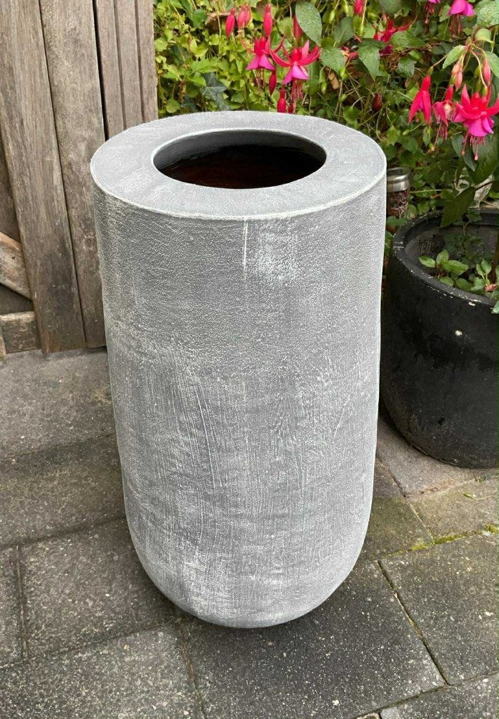 XXL vaas/ bloempot – sober en stoer, Ophalen, Overige kleuren, 50 tot 75 cm, Aardewerk of Porselein