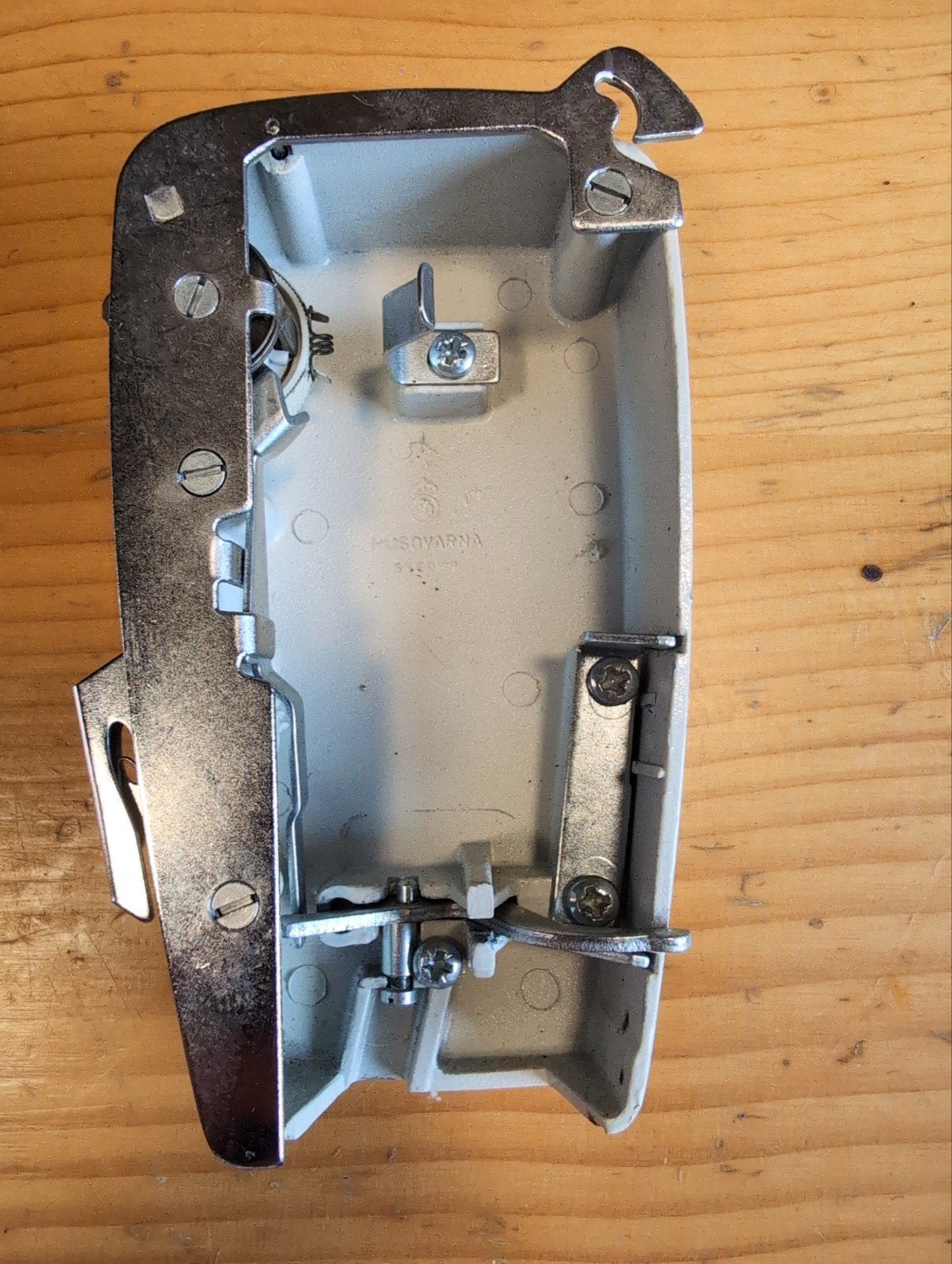 Husqvarna 4010 Zijkap met Draadspanner Geleider, Ophalen of Verzenden, Gebruikt, Toebehoren, Husqvarna