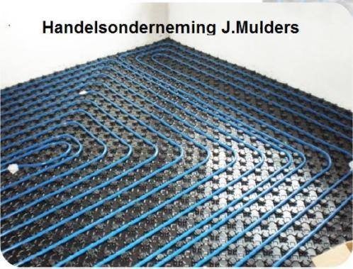Noppenplaat met isolatie/vloerverwarming/verdeler/warmtepomp, Doe-het-zelf en Verbouw, Ophalen, 4 tot 8 cm, Nieuw, 15 m² of meer
