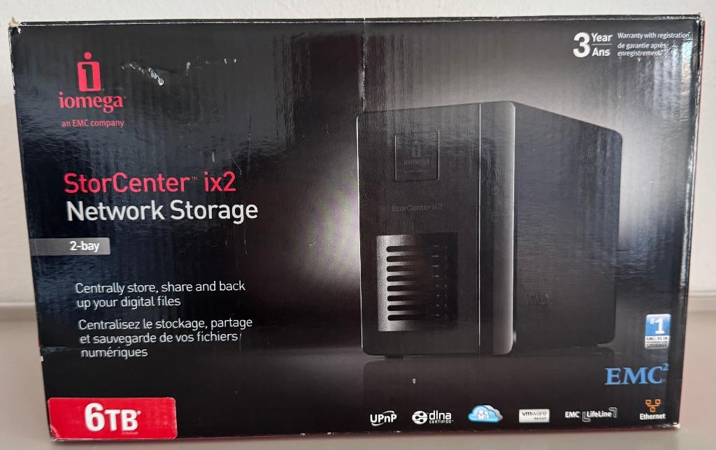 Iomega 6TB harde schijf, Ophalen, Zo goed als nieuw, Server, Overige aansluitingen