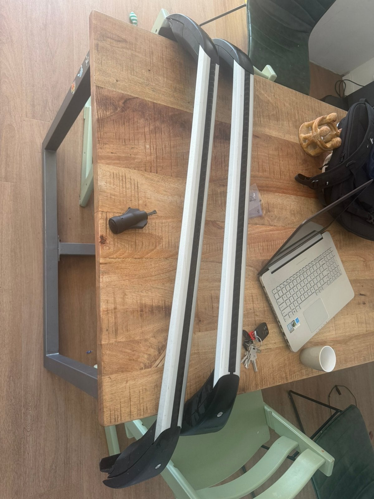 Originele volvo v40 dakdragers, Ophalen, Gebruikt