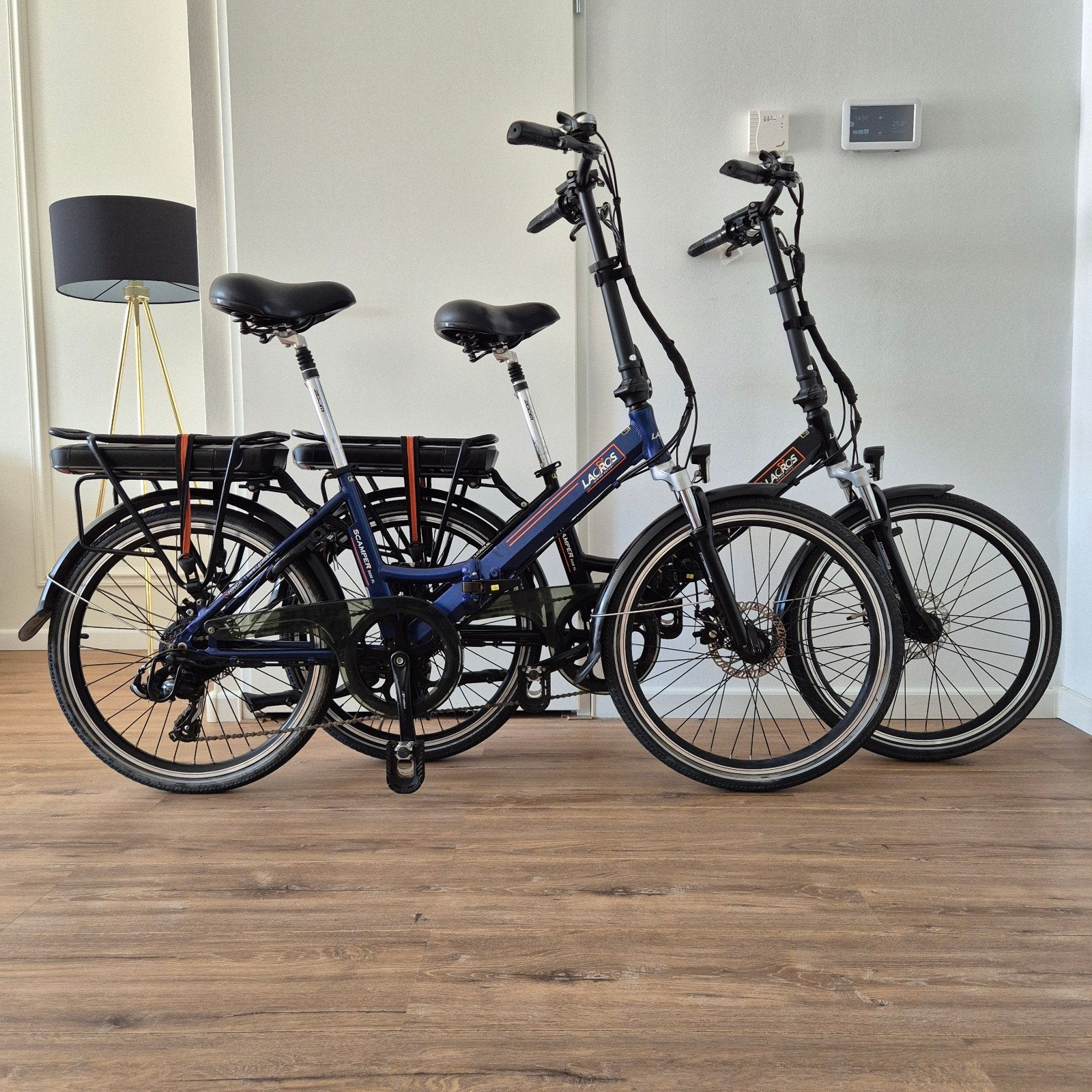 2x Zeer nette Lacros S200XL elektrische vouwfietsen 16Ah, Ophalen, 20 inch of meer, Versnellingen, Zo goed als nieuw