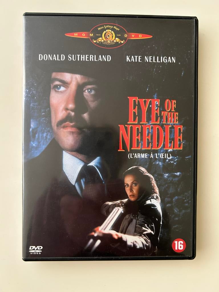 -Eye of the Needle - Spionagethriller met Donald Sutherla, Vanaf 16 jaar, Ophalen of Verzenden, Zo goed als nieuw, Actiethriller