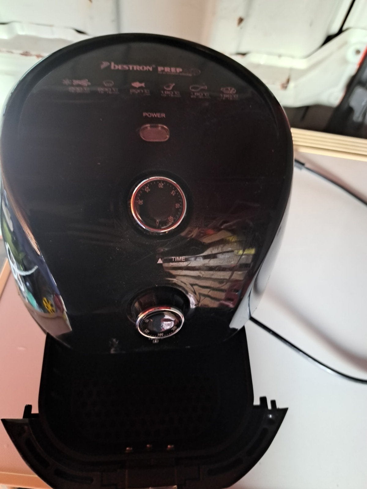Bestron Prep Airfryer - Compact en Efficiënt, Ophalen of Verzenden, Gebruikt, Airfryer, Minder dan 750 gram