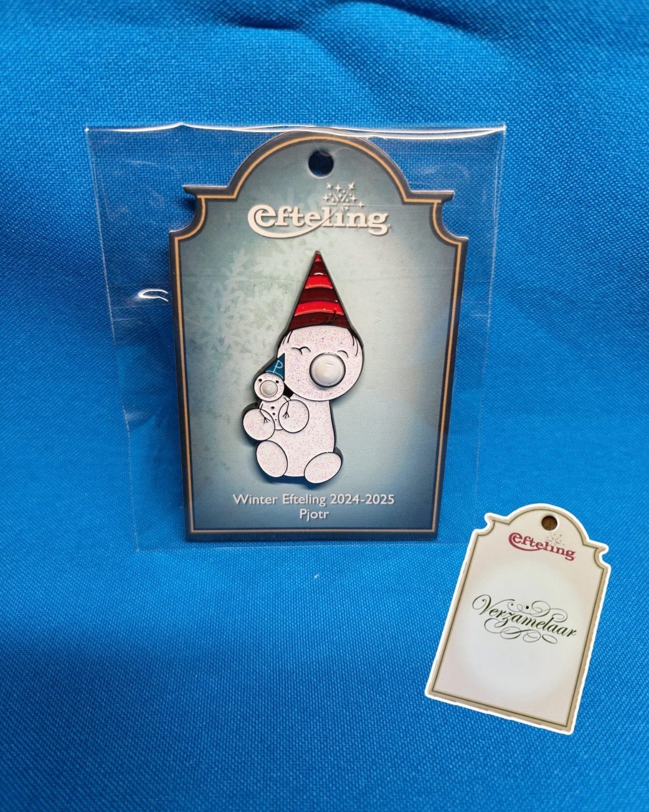 Efteling Winter Efteling pin Pjotr 2024/2025 NIEUW, Verzamelen, Ophalen of Verzenden, Nieuw, Button of Speldje