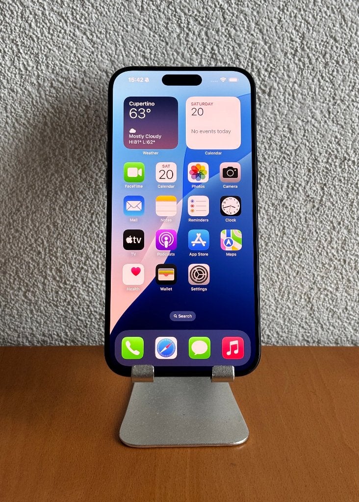 Apple iPhone 15 Pro Max 256GB | Natural | Blauw | Garantie, 256 GB, Zwart, IPhone 15 Pro Max, Refurbished