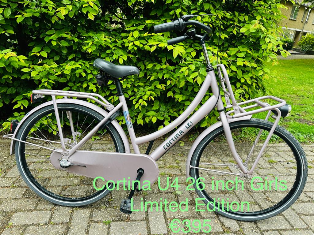 Meisjesfietsen 16 18 20 22 24 26 28 inch. Cortina Alpina, Fietsen en Brommers, Fietsen | Meisjes, Terugtraprem, 24 inch, Versnellingen