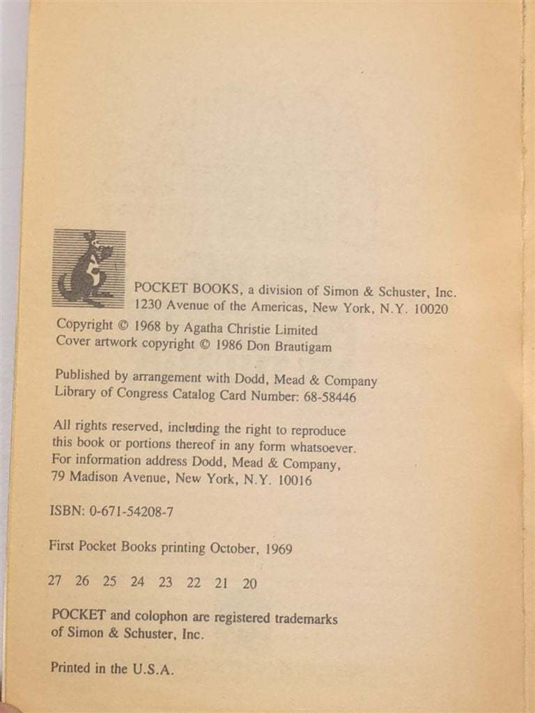 By the Pricking of My Thumbs — Agatha Christie 1969, Boeken, Ophalen of Verzenden, Gelezen