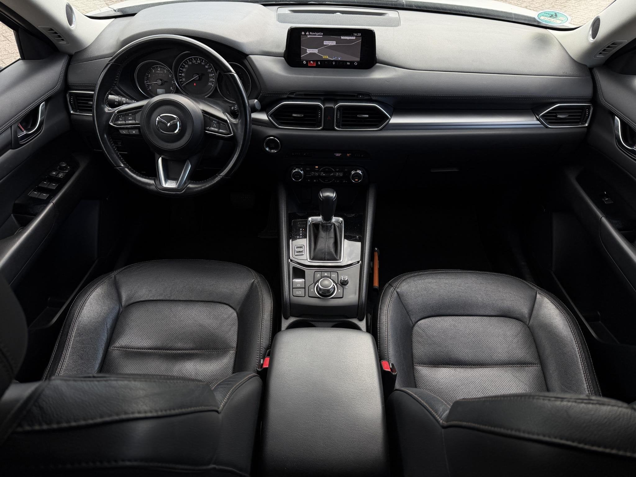 Mazda CX-5 2.0 SkyActiv-G 165 Skylease GT Automaat | Leder |, 1998 cc, 4 cilinders, 2000 kg, Wit