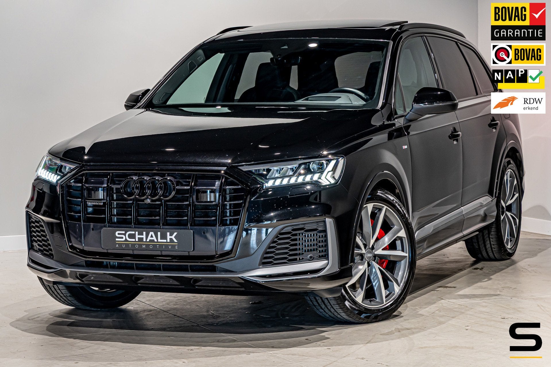 Audi Q7 Audi Q7 55 TFSI e quattro Pro LineS|Pano|B&O|HUD|NAP, Auto's, Automaat, Dealer onderhouden, Adaptive Cruise Control, 2995 cc