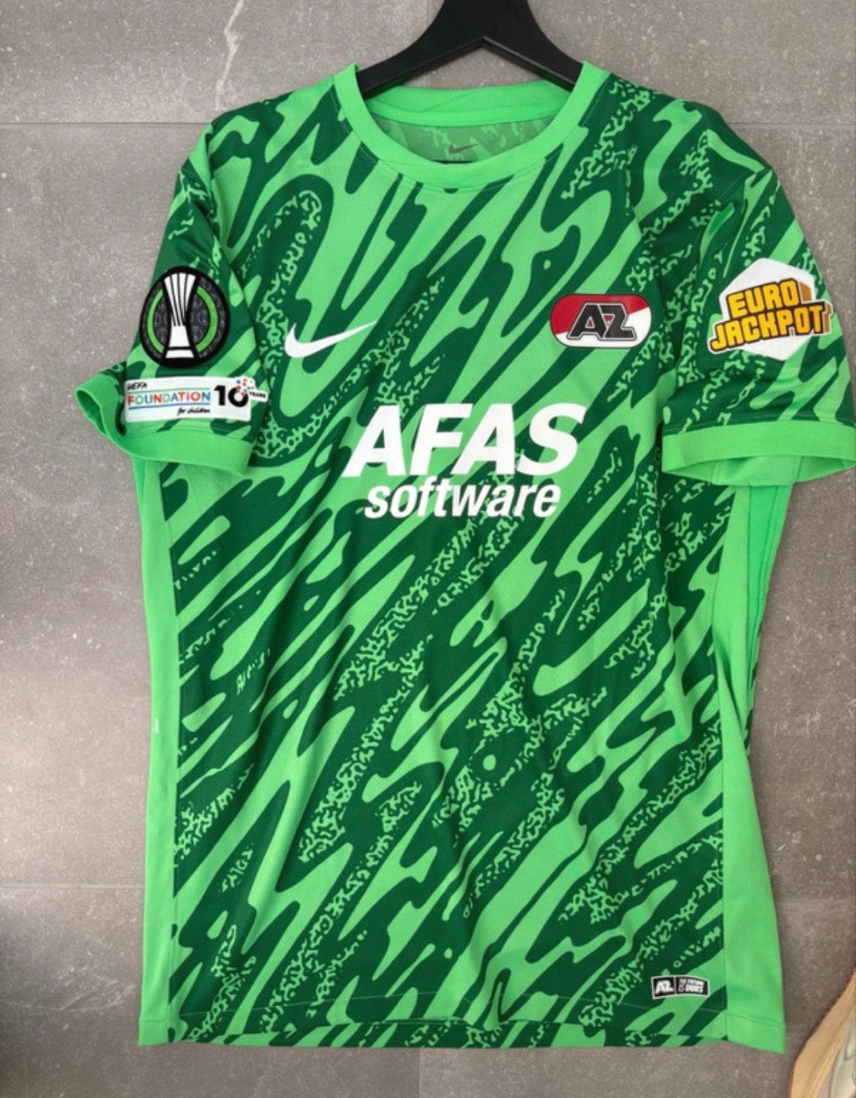 AZ Alkmaar keepersshirt Owusu-Oduro 2025/2026, Overige maten, Ophalen of Verzenden, Zo goed als nieuw, Voetbal