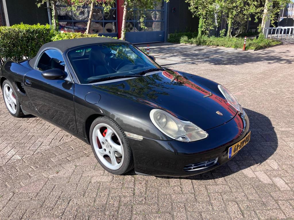 Porsche Boxster 2.7 AUT 2000 Zwart, 152077 km, Auto's, Porsche, Automaat, Achterwielaandrijving, Zwart, 211 pk