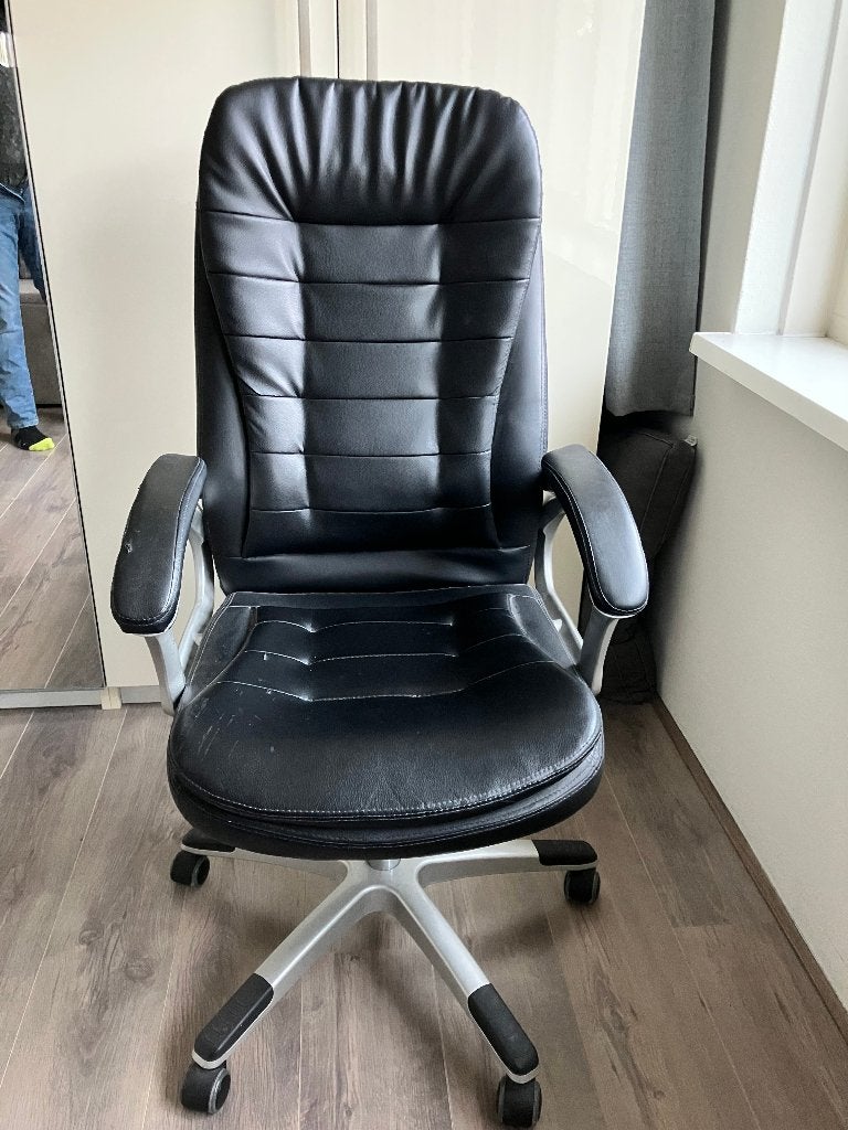Bureau stoel, Ophalen, Gebruikt, Zwart, Bureaustoel