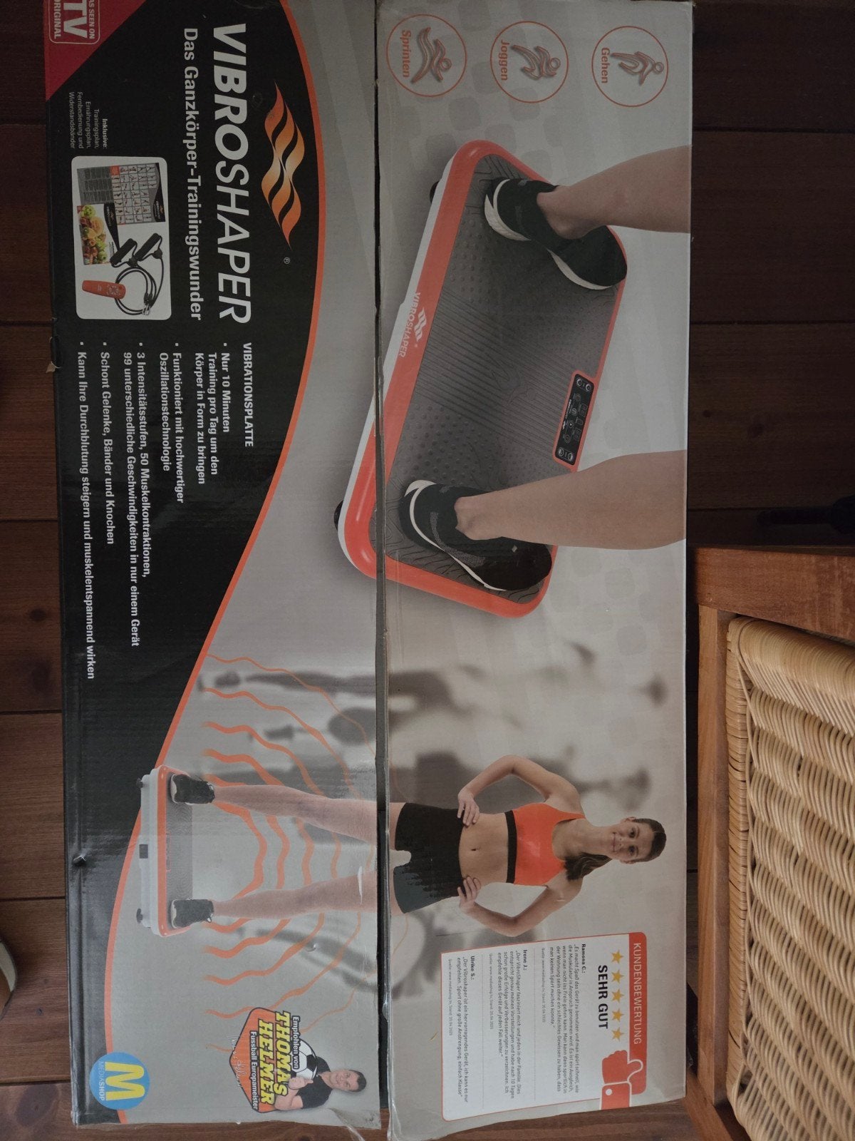 Vibroshaper Vibratieplaat - Het Ganzkörper-Trainingswunder, Ophalen, Zo goed als nieuw, Benen, Overige typen