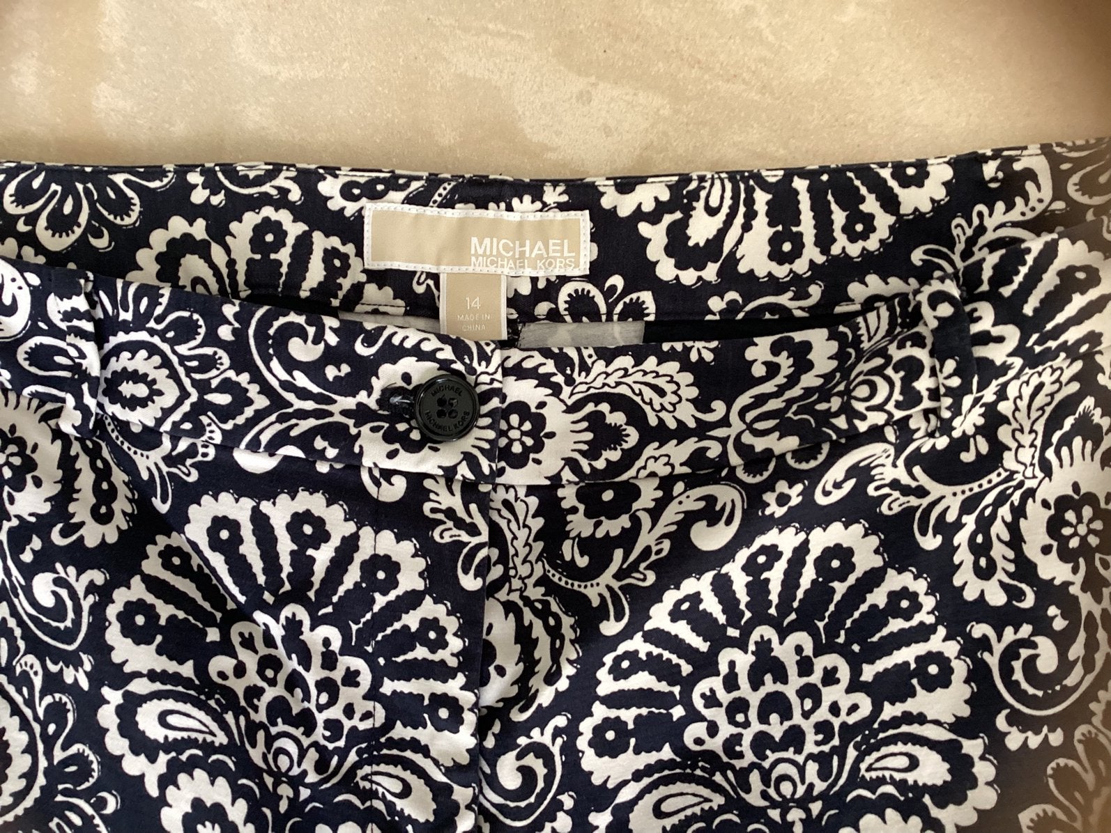 Orginele Michael Kors stretch broek 44, Kleding | Dames, Ophalen, Blauw, Maat 42/44 (L), Zo goed als nieuw