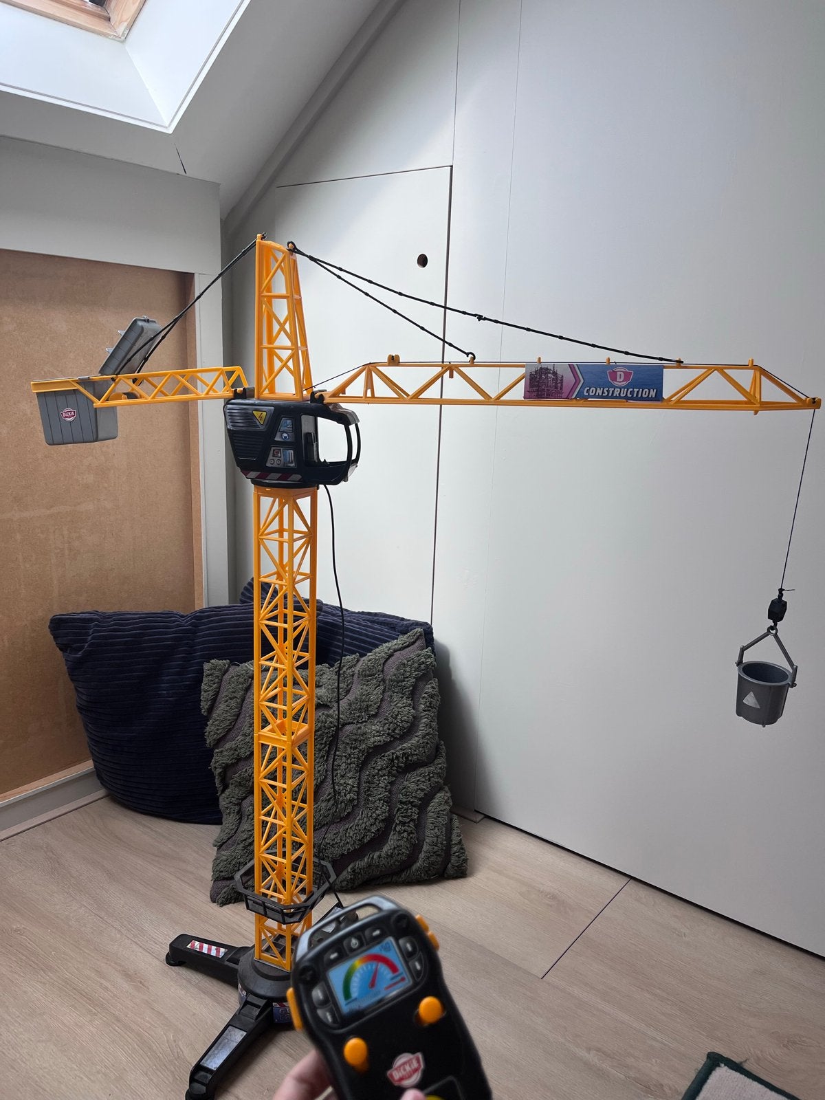 Dickie Toys Kraan met afstandsbediening, Ophalen, Gebruikt, Afstandsbediening