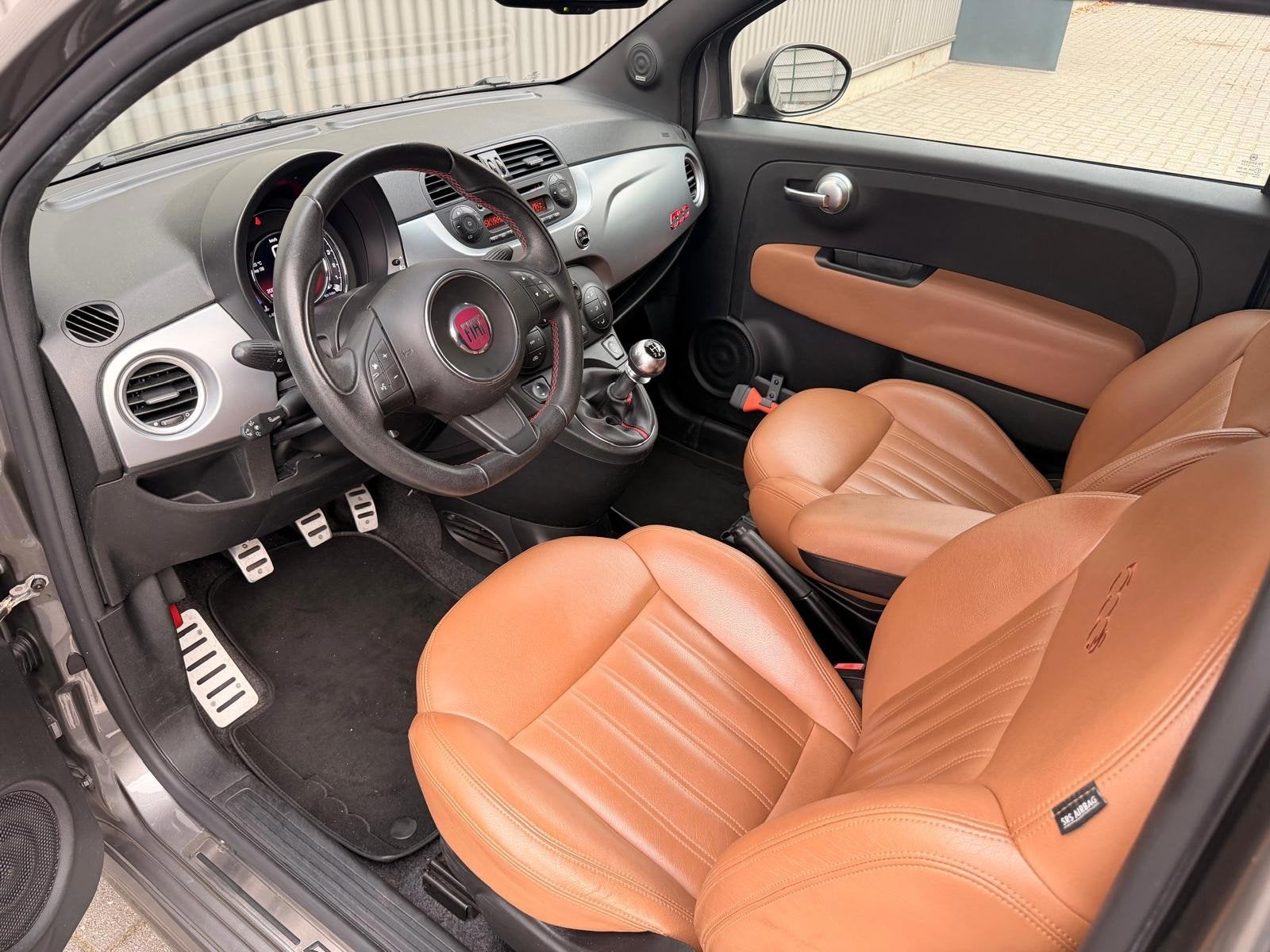 Fiat 500 C 0.9 TwinAir Turbo 500S Leder|PDC|Cruise control|D, Auto's, Fiat, Euro 6, Cabriolet, Handgeschakeld, 26 km/l