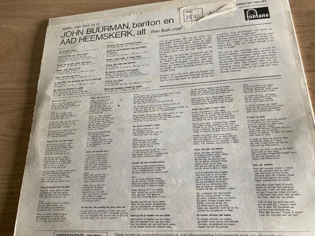 LP John Buurman en Aad Heemskerk, Ophalen of Verzenden, Gebruikt