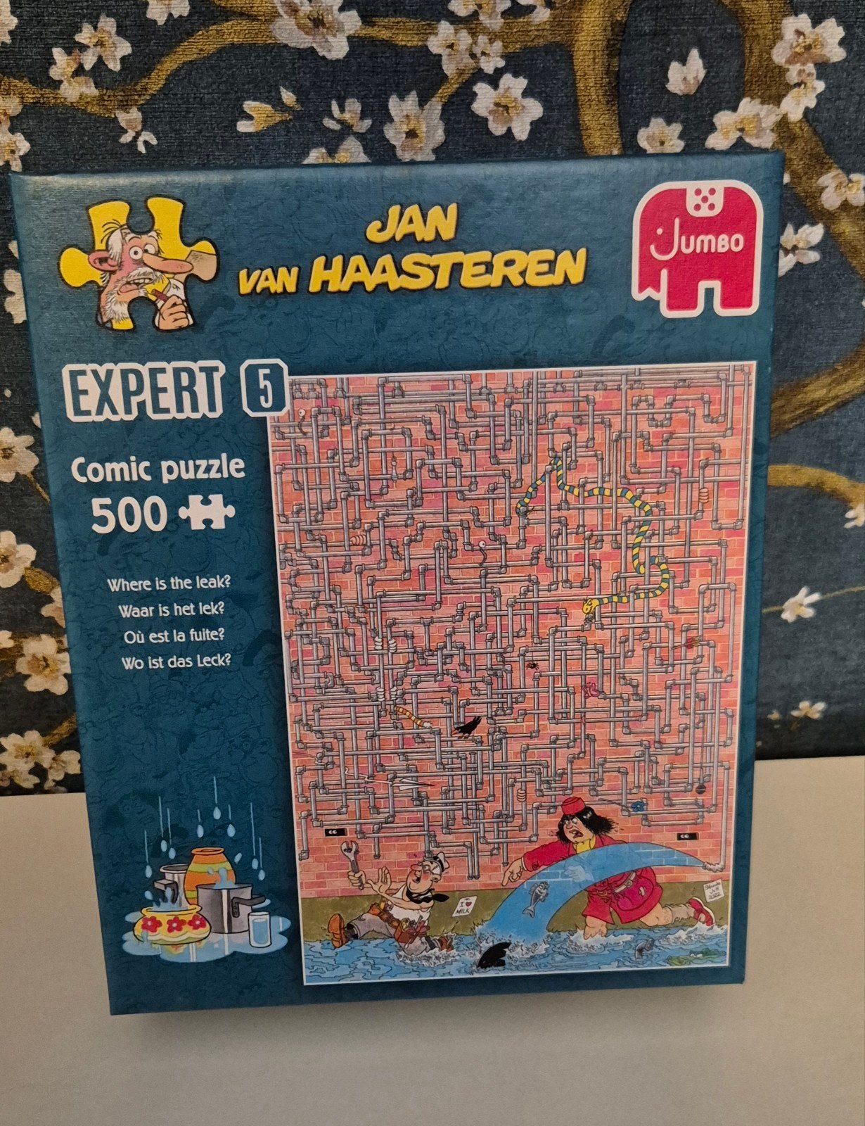 Jan van Haasteren Expert 500 stukjes - Where is the leak?, Ophalen of Verzenden, 500 t/m 1500 stukjes, Nieuw, Legpuzzel