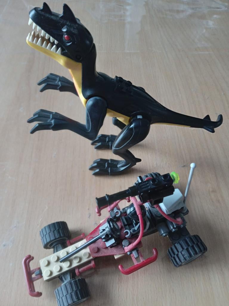 LEGO Dino Attack 7474 Urban Avenger vs Raptor USA, Inclusief minifiguren, Gebruikt, Overige thema's, Lego