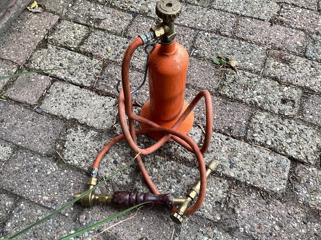 karwei gasfles, Ophalen of Verzenden, Zo goed als nieuw
