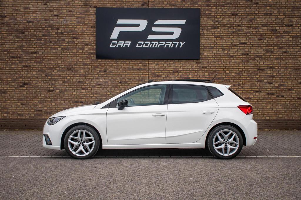 Seat Ibiza 1.0 TSI FR, Origineel NL, Pano, Carplay, Keyless, Voorwielaandrijving, Stof, 95 pk, Met garantie (alle)