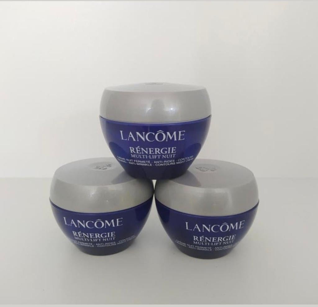 Nieuw Lancome Renergie Multi Lift Nacht creme 15 ml, Ophalen of Verzenden, Nieuw, Gehele gezicht
