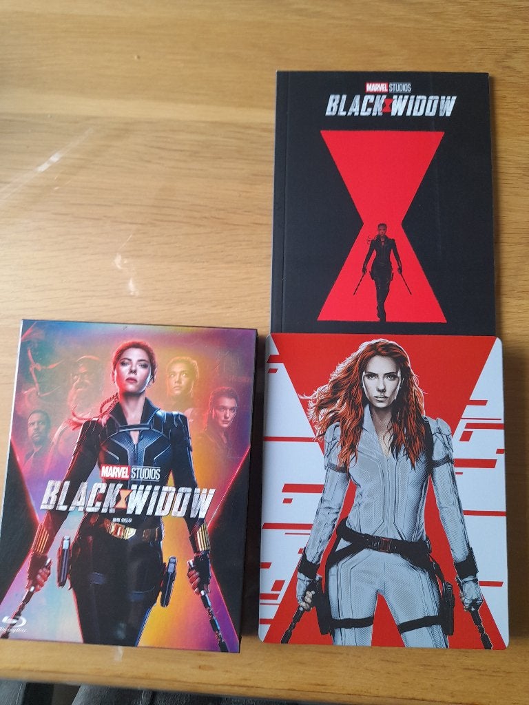 Black Widow 4K SM Life Design Korea fullslip steelbook, Verzenden, Zo goed als nieuw, Science Fiction en Fantasy