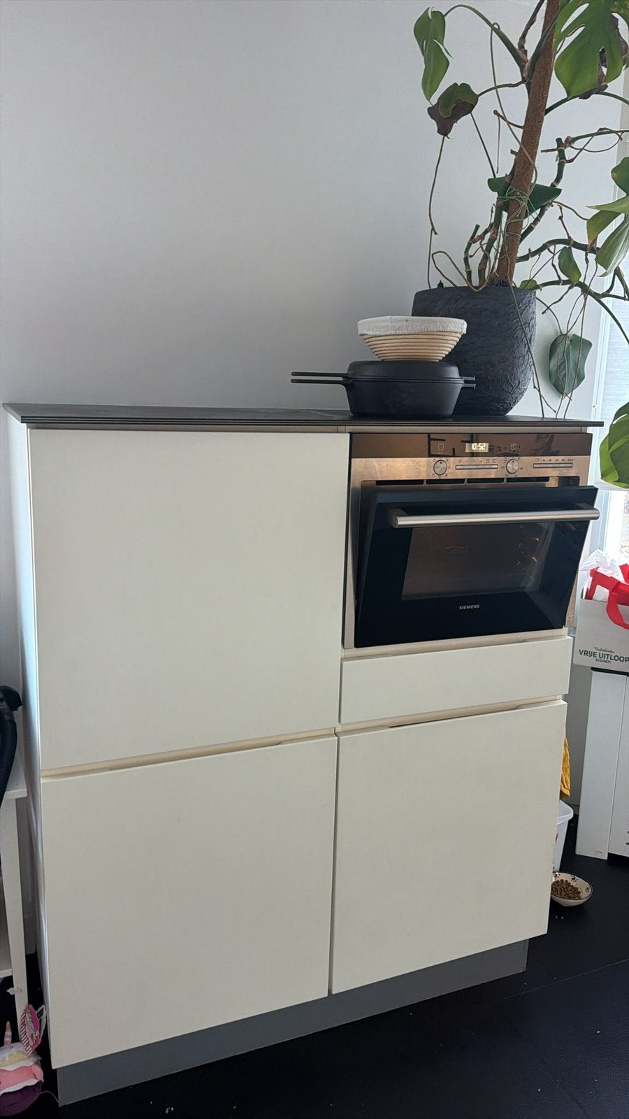 ✨LUXE KVIK GREEPLOOS KEUKEN+APPARATUUR✨, Ophalen, Wit, Graniet of Steen, Dubbelwandige keuken