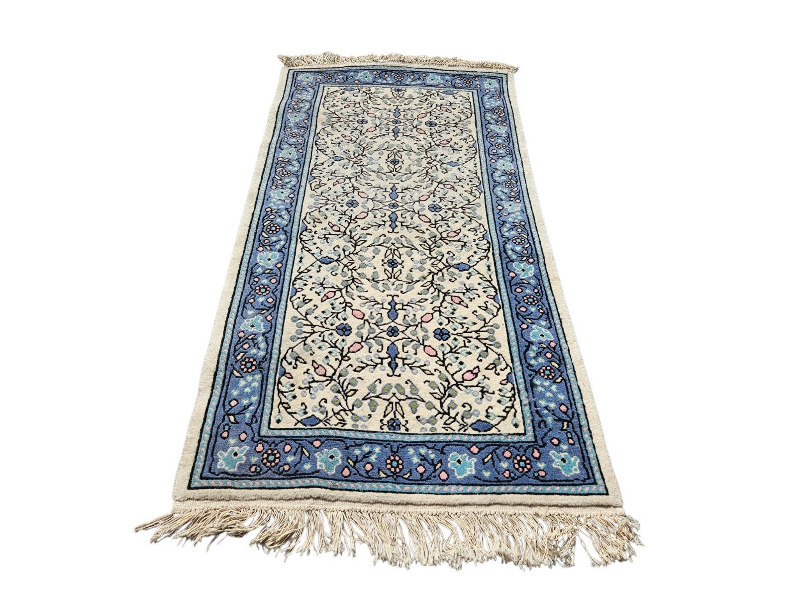 Prachtig handgeknoopt Oosters tapijt, Gebruikt, 100 tot 150 cm, Rechthoekig, 50 tot 100 cm