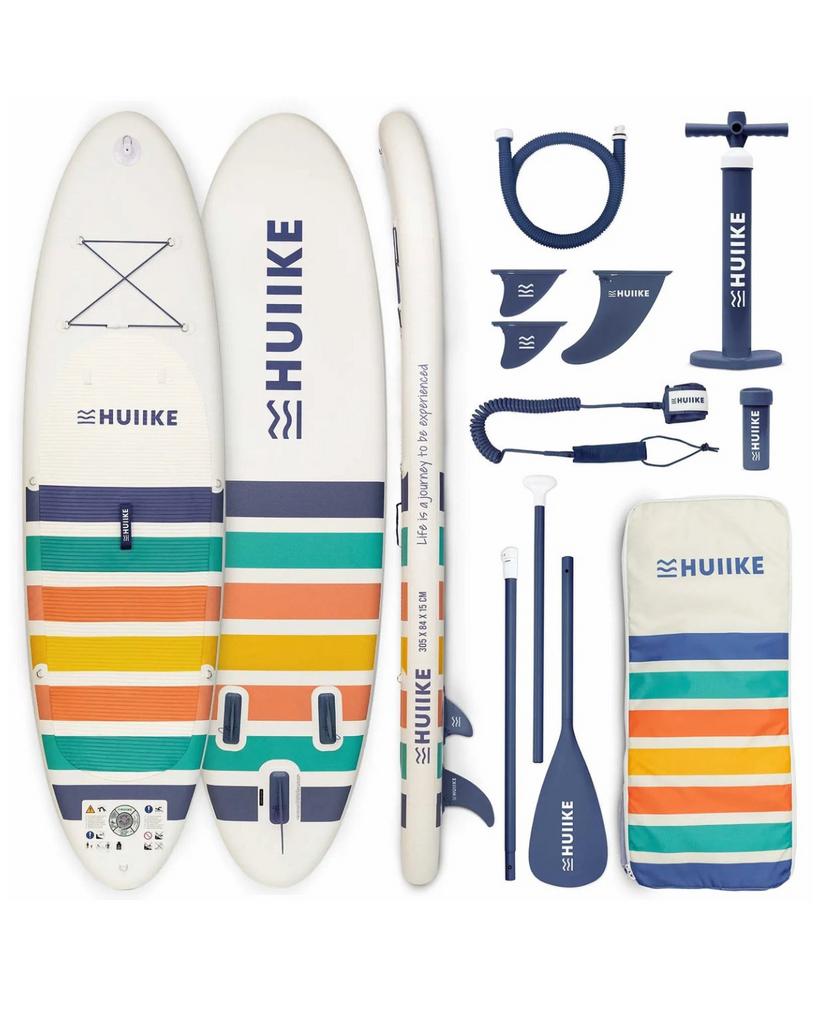 HUIIKE Inflatable SUP–Complete Set with Bag– Used Only Twice, Ophalen, Zo goed als nieuw, SUP-boards