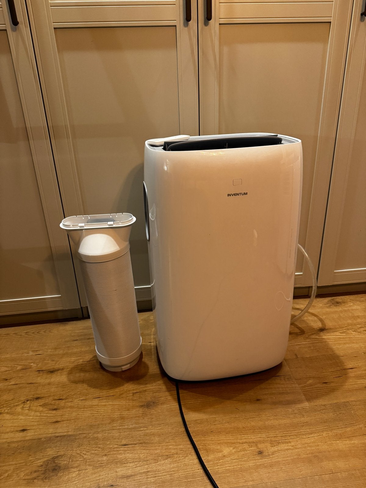 Inventum 12000 BTU Mobiele Airco AC125W/01, Witgoed en Apparatuur, Airco's, Ophalen, Gebruikt, Minder dan 60 m³, 3 snelheden of meer
