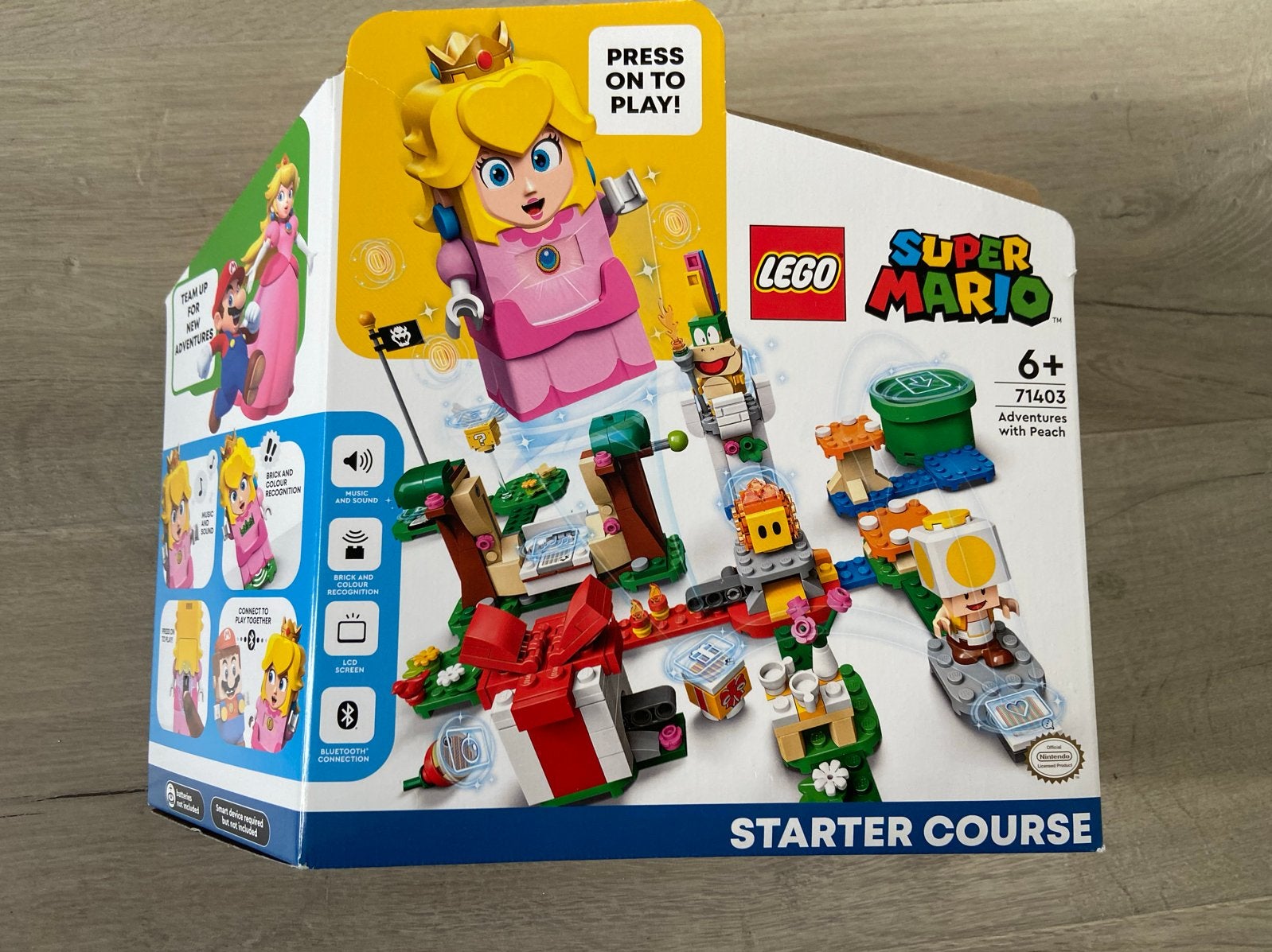 LEGO Super Mario Peach startset 71403, Lego, Ophalen of Verzenden, Zo goed als nieuw, Compleet