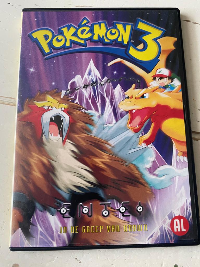 Pokemon 3 in de greep van unown, Alle leeftijden, Ophalen, Zo goed als nieuw, Anime (Japans)