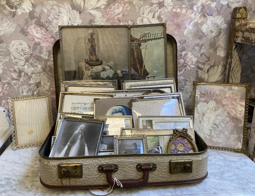Brocante fotolijstjes, Antiek en Kunst, Curiosa en Brocante, Ophalen