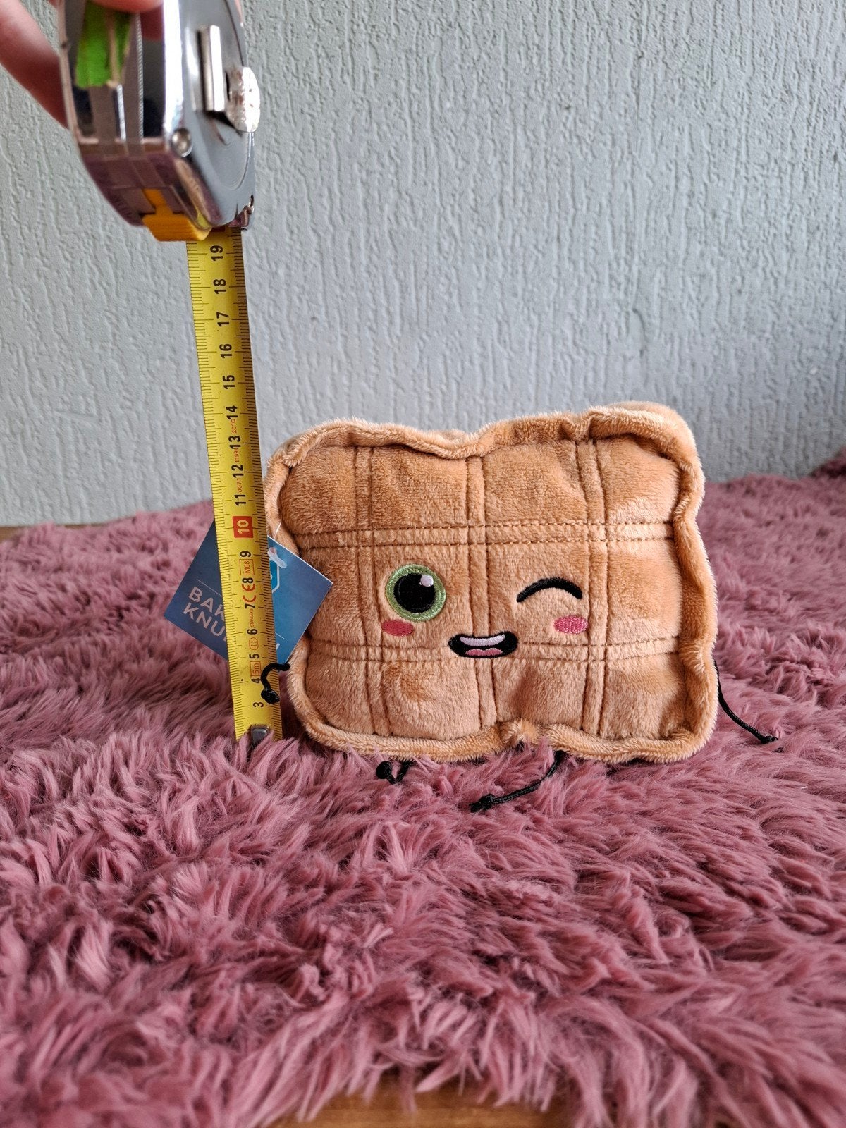 AH Bakkerij Knuffel Wafel - Zo goed als nieuw, Overige typen, Ophalen of Verzenden, Klein (minder dan 20 cm), Bruin