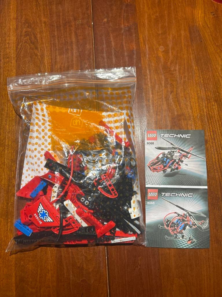 Lego Technic 8068 Helikopter, Kinderen en Baby's, Speelgoed | Duplo en Lego, Ophalen of Verzenden, Gebruikt, Complete set, Lego