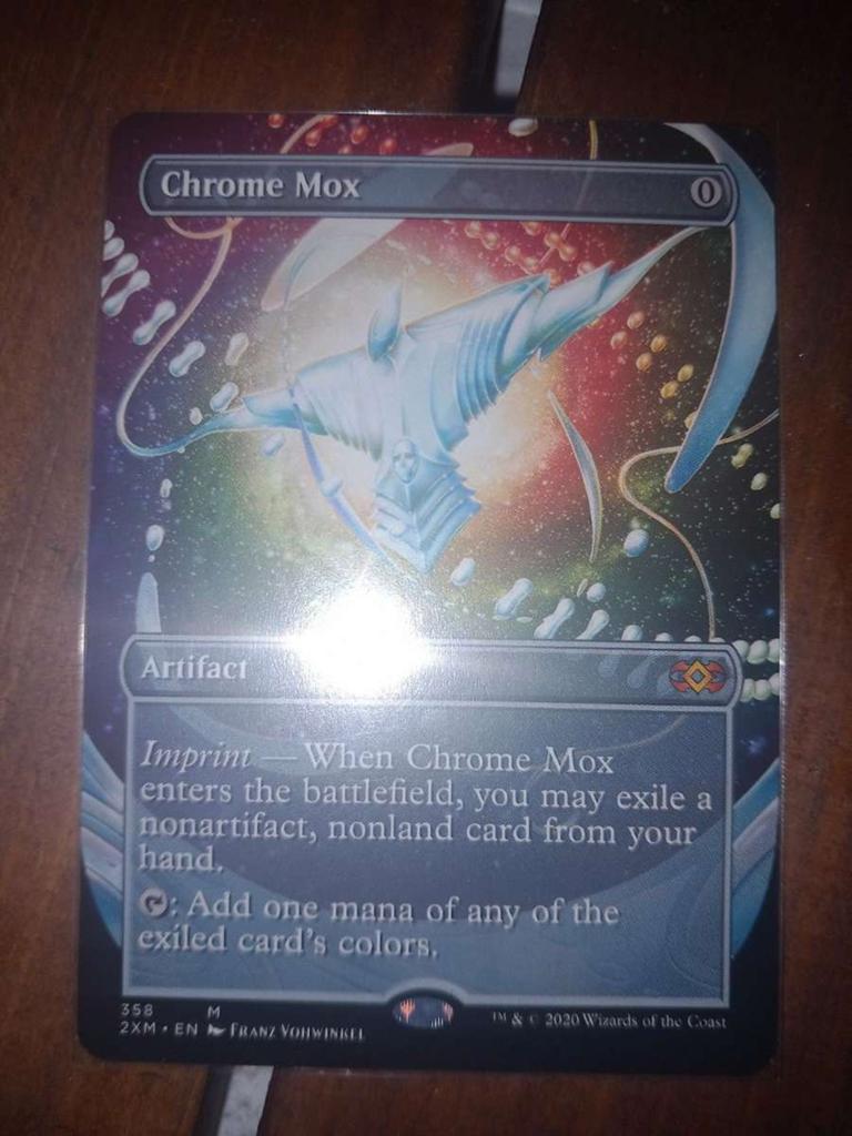 Chrome Mox (Foil) - Magic: The Gathering Kaart, Ophalen of Verzenden, Zo goed als nieuw, Losse kaart, Foil