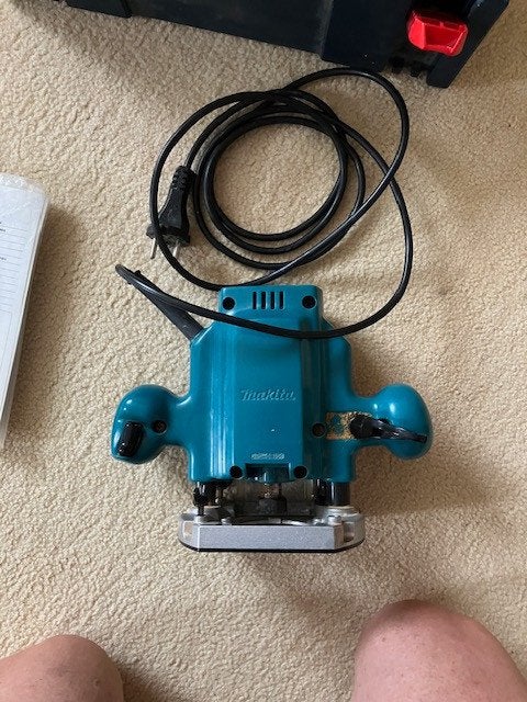 Makita bovenfrees te koop, Doe-het-zelf en Verbouw, Gereedschap | Freesmachines, Ophalen, Gebruikt, Bovenfrees, Makita / Festool