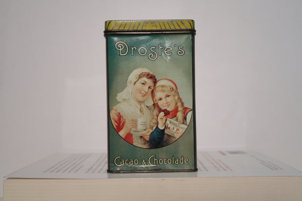 Vintage blik Droste's cacao, Haarlem, Ophalen of Verzenden, Gebruikt, Overige, Droste