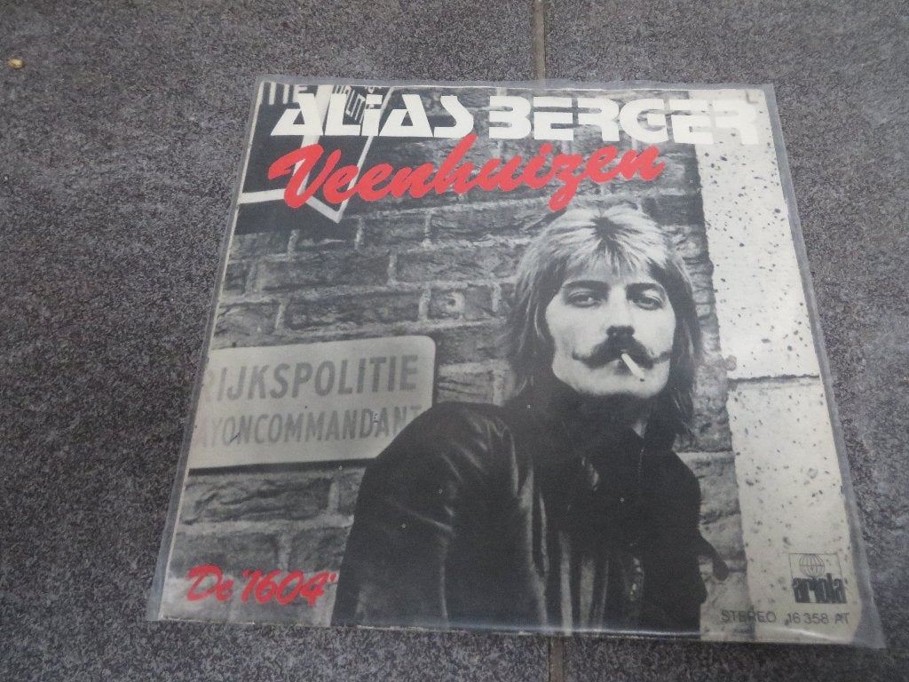 alias berger -veenhuizen, Ophalen of Verzenden, Zo goed als nieuw, 7 inch, Levenslied of Smartlap