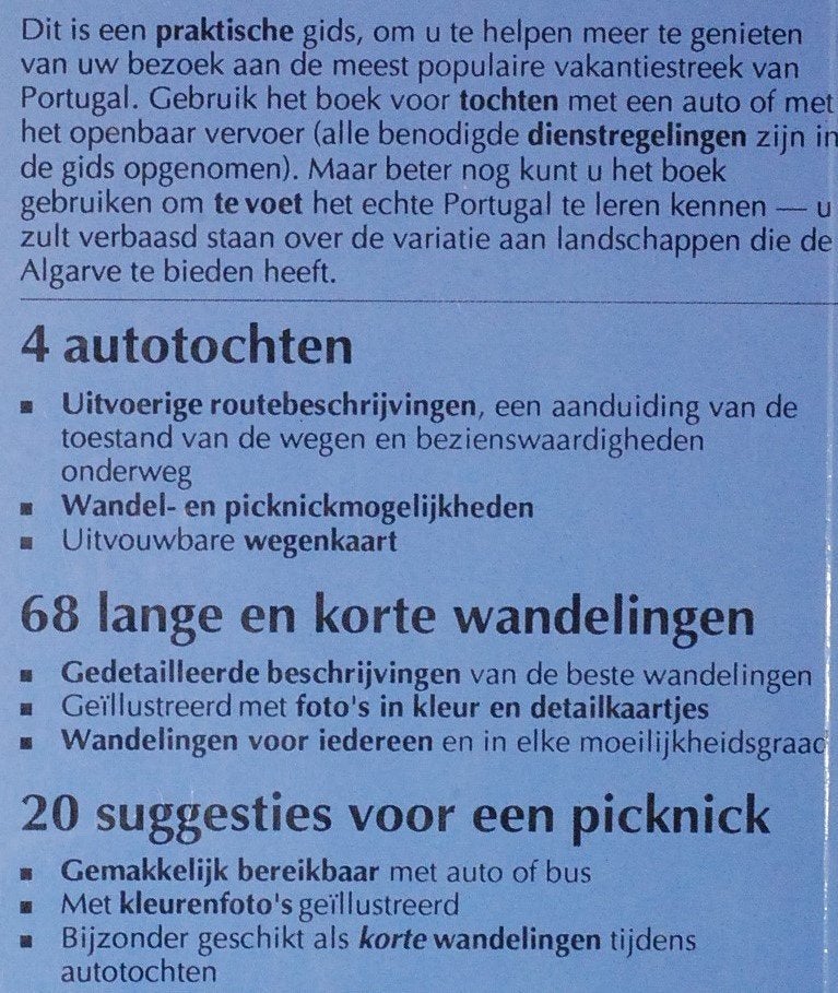 Wegwijzer voor de Algarve: Autotochten Wandelingen Picknicks, Overige merken, Europa, Zo goed als nieuw, Brian en Eileen Anderson
