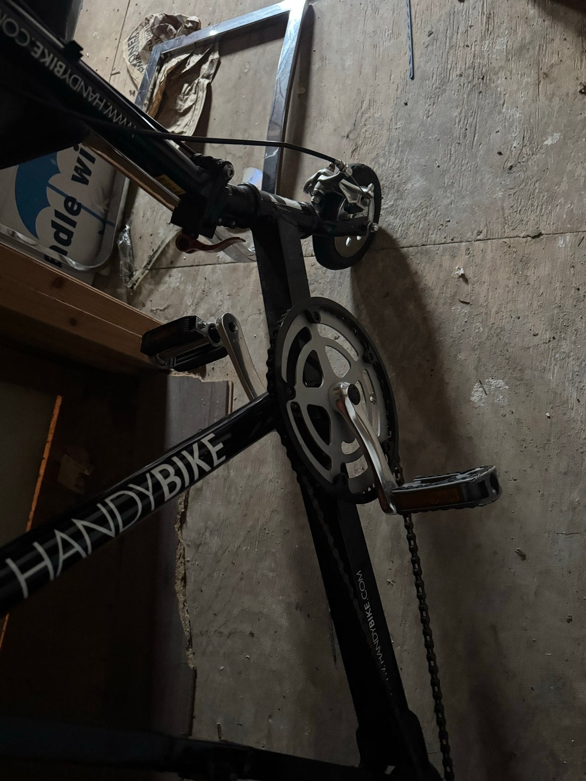 Handybike opvouwbare fiets - Compact en handig, Fietsen en Brommers, Overige merken, Gebruikt, Velgrem, 16 tot 18 inch